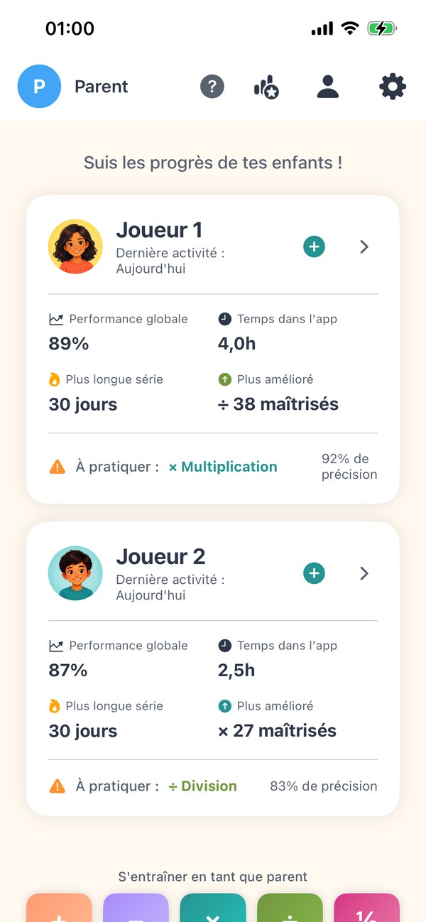 Une appli pour toute la famille