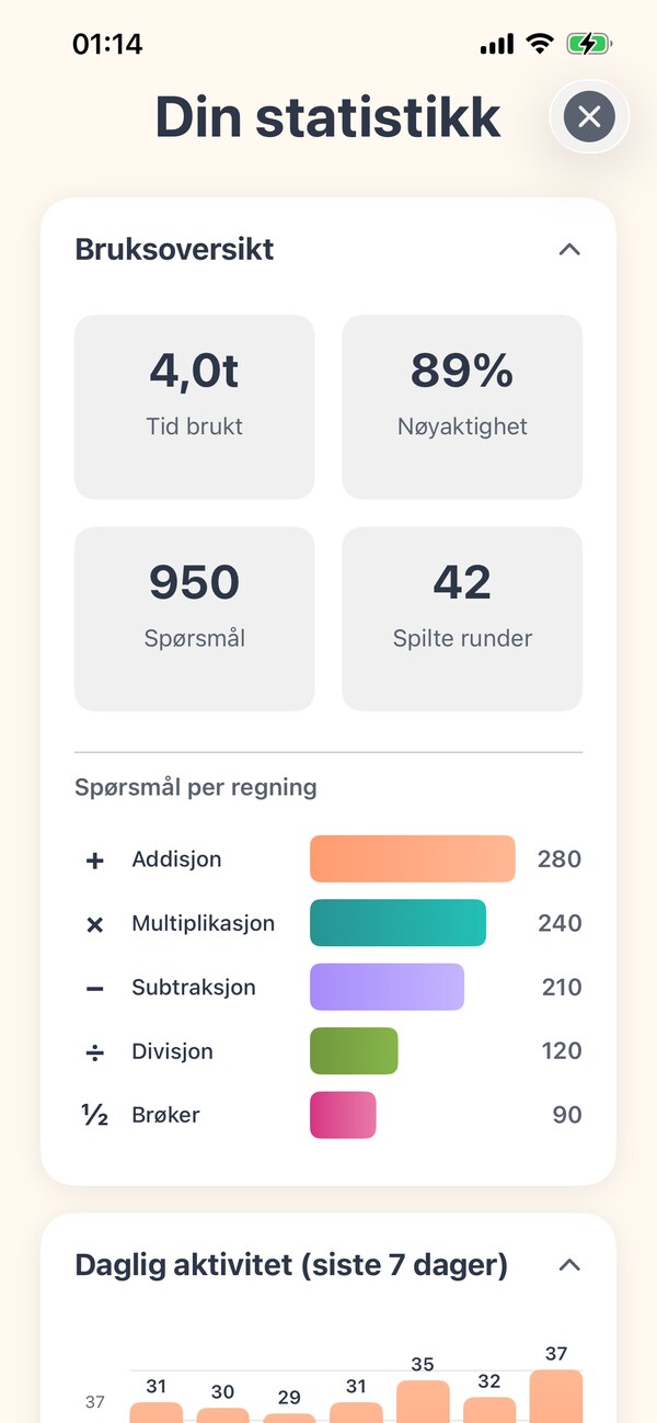 Følg deres fremgang